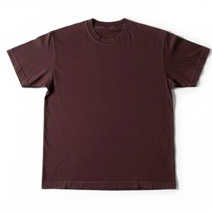 Hollister Heavyweight Boxy Fit T-Shirt Men’s Medium Burgundy